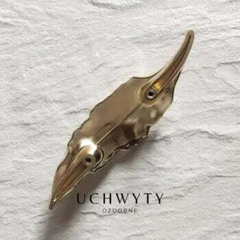 uchchwyt meblowy liść kolor złoty 5