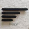 Uchwyt meblowy relingowy czarny długość 160mm OUTLET
