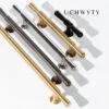 Uchwyt meblowy T-bar mosiądz z łezkami 80mm OUTLET - obrazek 4
