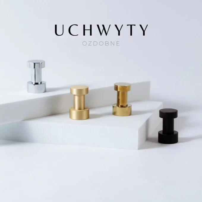 Wieszak na ubrania i ręczniki W10 kolor złoty połysk OUTLET - obrazek 5