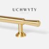 Uchwyt 300mm mosiądz szczotkowany z łezkami model 2 OUTLET - obrazek 4