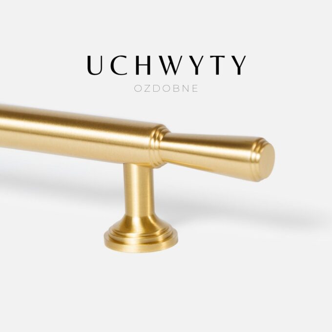 Uchwyt 300mm mosiądz szczotkowany z łezkami model 2 OUTLET - obrazek 4