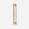 Uchwyt mosiężny relingowy klasyczny 1 długość 190mm OUTLET - obrazek 2