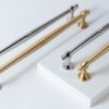 Uchwyt mosiężny relingowy klasyczny 1 długość 190mm OUTLET - obrazek 3