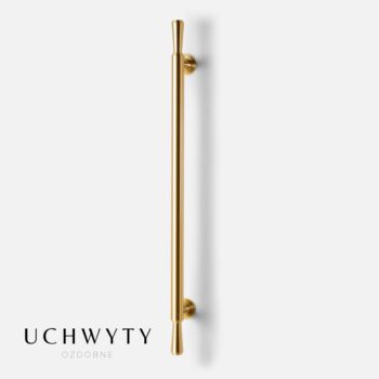 Uchwyt 300mm mosiądz szczotkowany z łezkami model 2 OUTLET