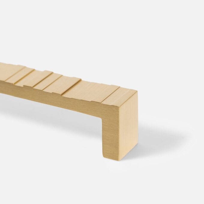 Uchwyt meblowy mosiężny PIANO długość 300mm OUTLET - obrazek 2